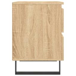 Berkfield Home Bedside Cabinet Sonoma Oak 40x35x50 cm Engineered Wood in Brown - Size: 40 x 35 x 50 cm - thumbnail 7