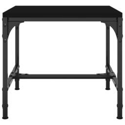 Berkfield Home Side Tables 2 pcs Black 40x40x35 cm Engineered Wood - Size: 40 x 40 x 35 cm - thumbnail 5