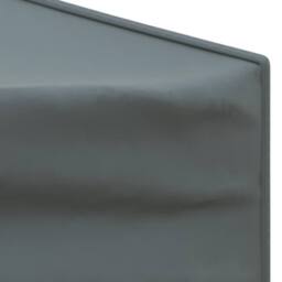 Berkfield Home Folding Party Tent with Sidewalls Anthracite 3x3 m in Dark Grey - thumbnail 5