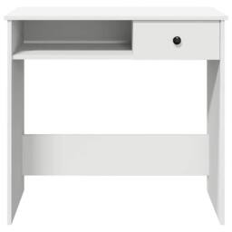 Berkfield Home Desk White 80x40x75 cm Engineered Wood - Size: 80 x 40 x 75 cm - thumbnail 5