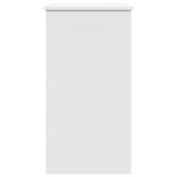 Berkfield Home Desk White 80x40x75 cm Engineered Wood - Size: 80 x 40 x 75 cm - thumbnail 6