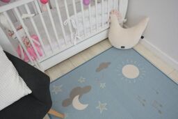 RugsX Loko Rug in Blue - Size: 120 cm x 170 cm - thumbnail 3