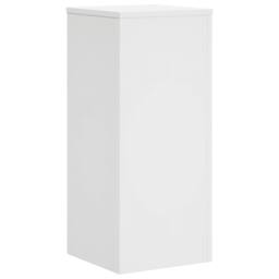 Berkfield Home Plant Stands 2 pcs White 30x30x70 cm Engineered wood - Size: 30 x 30 x 70 cm - thumbnail 4