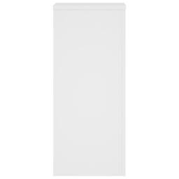 Berkfield Home Plant Stands 2 pcs White 30x30x70 cm Engineered wood - Size: 30 x 30 x 70 cm - thumbnail 6