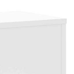 Berkfield Home Plant Stands 2 pcs White 30x30x70 cm Engineered wood - Size: 30 x 30 x 70 cm - thumbnail 8