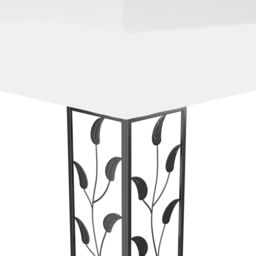 Berkfield Home Gazebo with Double Roof 3x4 m White - thumbnail 5