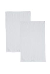 Catherine Lansfield 'Quick Dry Cotton' Bath Sheet Pair in White - thumbnail 3