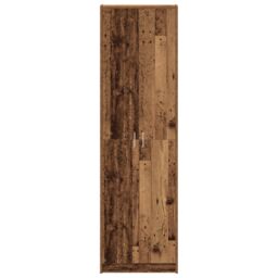 Berkfield Home Wardrobe Old Wood 55x25x189 cm Engineered Wood in Brown - Size: 55 x 25 x 189 cm - thumbnail 6