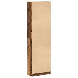 Berkfield Home Wardrobe Old Wood 55x25x189 cm Engineered Wood in Brown - Size: 55 x 25 x 189 cm - thumbnail 8