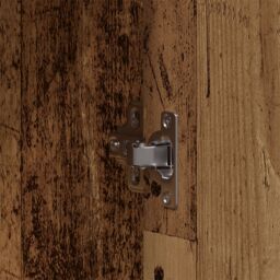 Berkfield Home Wardrobe Old Wood 55x25x189 cm Engineered Wood in Brown - Size: 55 x 25 x 189 cm - thumbnail 9