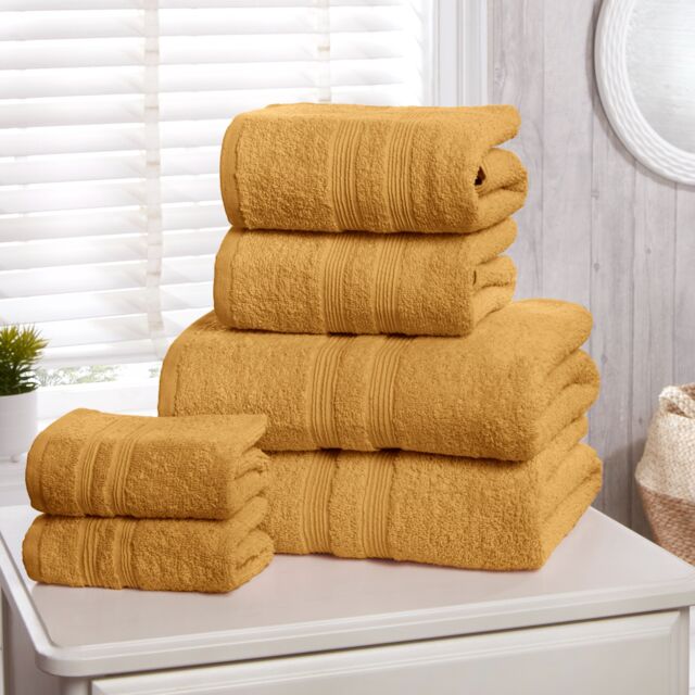 Rapport Home Camden Pure Cotton Towels in Yellow - image 1