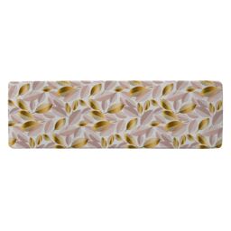 Benjamin Tate Design Pastel Rose & Gold Autumn Runner Rug in Natural - Size: 67 cm x 230 cm - thumbnail 1