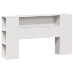 Berkfield Home Decorative Bookcase Bed without Mattress White 160x200cm Solid Wo - Size: 160x200 cm - thumbnail 7