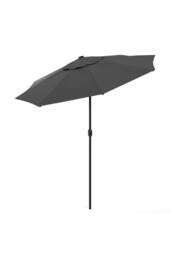 H&O Direct Outdoor Solar LED Lights Parasol with Crank (Base not included) in Dark Grey - thumbnail 4