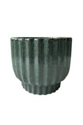 KDMD Hortus Olive Green Barcelos Pot 11cm H x 12cm Dia