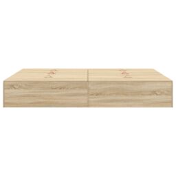 Berkfield Home Storage Bed Frame Sonoma Oak 160x200 cm in Beige - thumbnail 7
