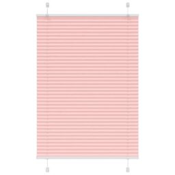 Berkfield Home Pleated Blind Pink 85x100 cm Fabric Width 84.4 cm Polyester - thumbnail 1
