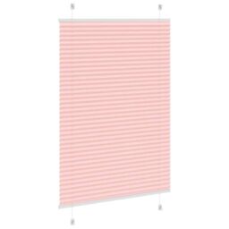 Berkfield Home Pleated Blind Pink 85x100 cm Fabric Width 84.4 cm Polyester - thumbnail 4