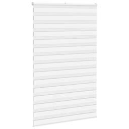 Berkfield Home Elegant Zebra Blind White 150x200 cm Fabric Width 145.9 cm Polyester - thumbnail 1
