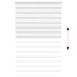 Berkfield Home Elegant Zebra Blind White 150x200 cm Fabric Width 145.9 cm Polyester - thumbnail 5