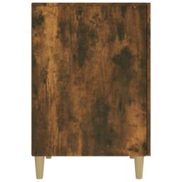 Berkfield Home Desk Smoked Oak 140x50x75 cm Engineered Wood in Brown - Size: 140 x 50 x 75 cm - thumbnail 8