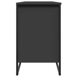 Berkfield Home Shoe Cabinet Black 90x38x61.5 cm Engineered Wood - thumbnail 5