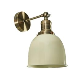 ValueLights Wilhelm Antique Gold Indoor Wall Light - thumbnail 1
