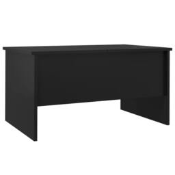 Berkfield Home Coffee Table Black 80x50x42.5 cm Engineered Wood - thumbnail 5