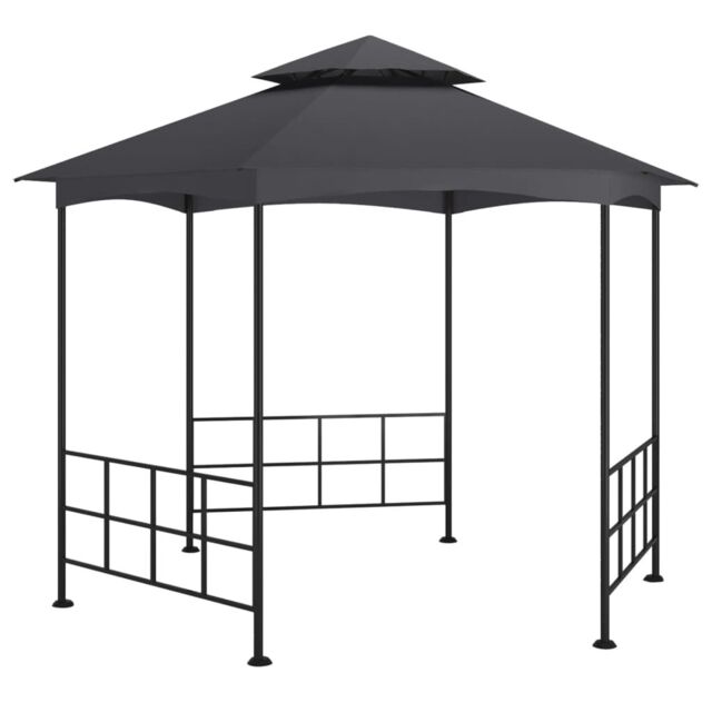 Berkfield Home Gazebo with Sidewalls 3.1x2.7 m Anthracite in Black - image 1