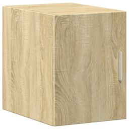 Berkfield Home Slim Storage Cabinet Sonoma Oak 30x42.5x225 cm Engineered Wood in Brown - thumbnail 5