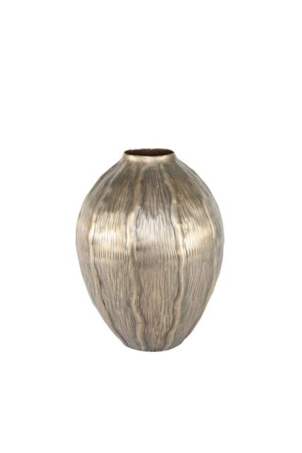 KDMD Antique Gold Eros Seed Metal Vase 29.5cm H - image 1