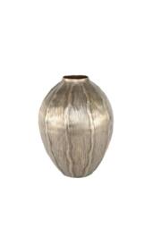KDMD Antique Gold Eros Seed Metal Vase 29.5cm H - thumbnail 2