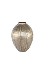 KDMD Antique Gold Eros Seed Metal Vase 29.5cm H