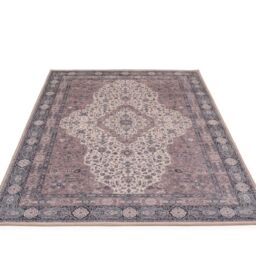 Kukoon Beige Distressed Extra Long Hallway Runner Rug Washable & Non-Slip Carpet - Size: 80 cm x 300 cm - thumbnail 2