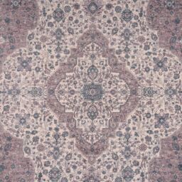 Kukoon Beige Distressed Extra Long Hallway Runner Rug Washable & Non-Slip Carpet - Size: 80 cm x 300 cm - thumbnail 6