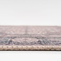 Kukoon Beige Distressed Extra Long Hallway Runner Rug Washable & Non-Slip Carpet - Size: 80 cm x 300 cm - thumbnail 4