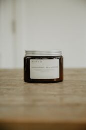Imvelo Candle Co 3 Wick Candle - Sandalwood + Black Pepper in Amber - thumbnail 1