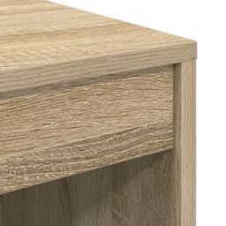Berkfield Home Writing Desk Sonoma oak Engineered wood 70 x 40 x 76 cm Tough in Brown - thumbnail 7