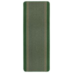 THE RUGS Green Washable Floor Mat Bordered Design for Kitchen Hallway - Size: 67 cm x 180 cm - thumbnail 2