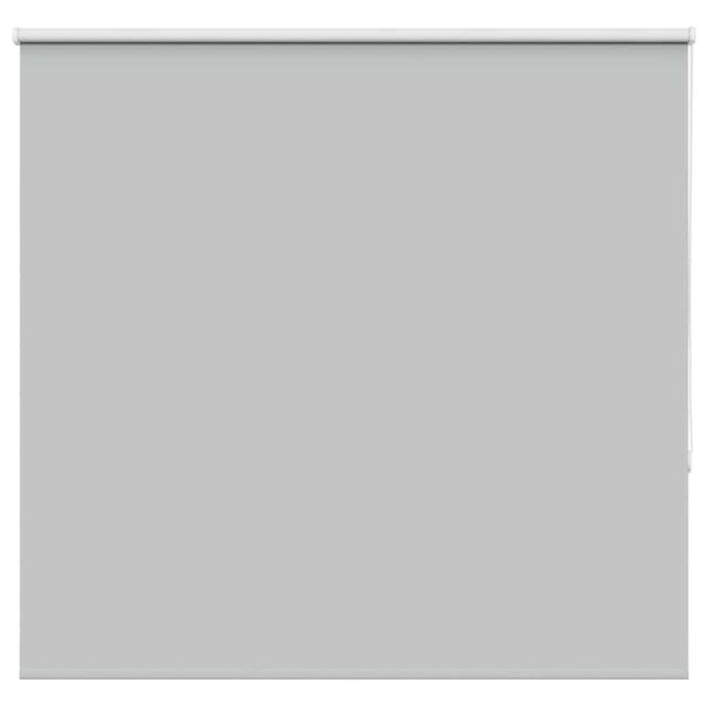 Berkfield Home Roller Blind Blackout Light Grey 160x175 cm Fabric Width 156.6 cm Polyester - image 1