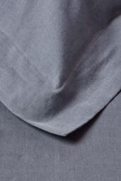 Homescapes Linen Oxford Pillowcase, King in Dark Grey - thumbnail 6