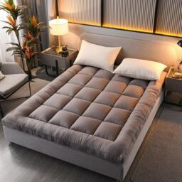 VOGREX 10cm Fluffy Hotel-Style Mattress Cushion for Optimal Comfort in Grey - thumbnail 6