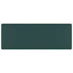 Berkfield Home Luxury Basin Overflow Square Matt Dark Green 41x41 cm Ceramic - thumbnail 3