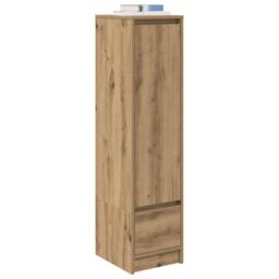 Berkfield Home Highboard Artisan Oak 29.5x34x119.5 cm Engineered Wood in Brown - thumbnail 4