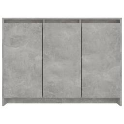 Berkfield Home Sideboard Concrete Grey 102x33x75 cm Engineered Wood - Size: 102 x 33 x 75 cm - thumbnail 6
