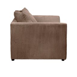 LUXURY LIFE Dylan Jumbo Cord Fabric 3 Seater Sofa in Light Brown - thumbnail 4