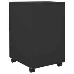 Berkfield Home Mobile File Cabinet Anthracite 39x45x67 cm Steel in Black - Size: 39 x 45 x 67 cm - thumbnail 4