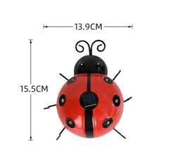 Leaper Pack of 4 Outdoor Solar Ladybug Decorative Garden Lights in Yellow - thumbnail 4