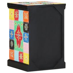 Berkfield Home Multicolored Drawer Cabinet - 40x40x60 cm Solid Mango Wood - Size: 40 x 40 x 60 cm - thumbnail 4