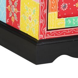 Berkfield Home Multicolored Drawer Cabinet - 40x40x60 cm Solid Mango Wood - Size: 40 x 40 x 60 cm - thumbnail 8